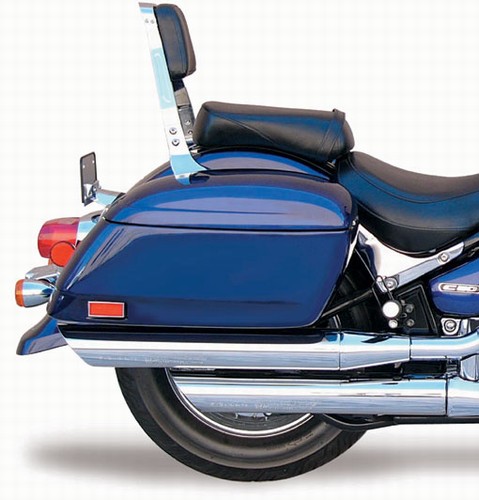 MOTORCYCLE LEATHER SADDLEBAGS PANNIERS SUZUKI VL800 VL1500 INTRUDER C1800