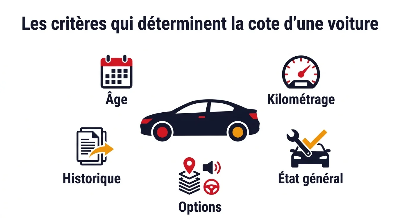 Les critères qui déterminent la cote d'une voiture