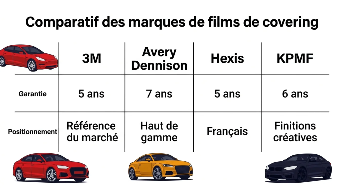 Comparatif des principales marques de films de covering