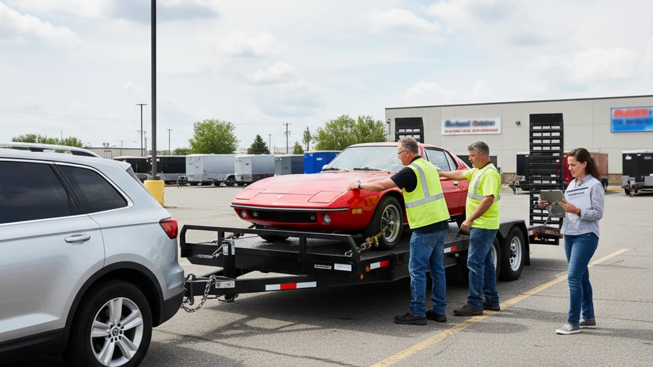 Location remorque porte-voiture : transporter un véhicule facilement