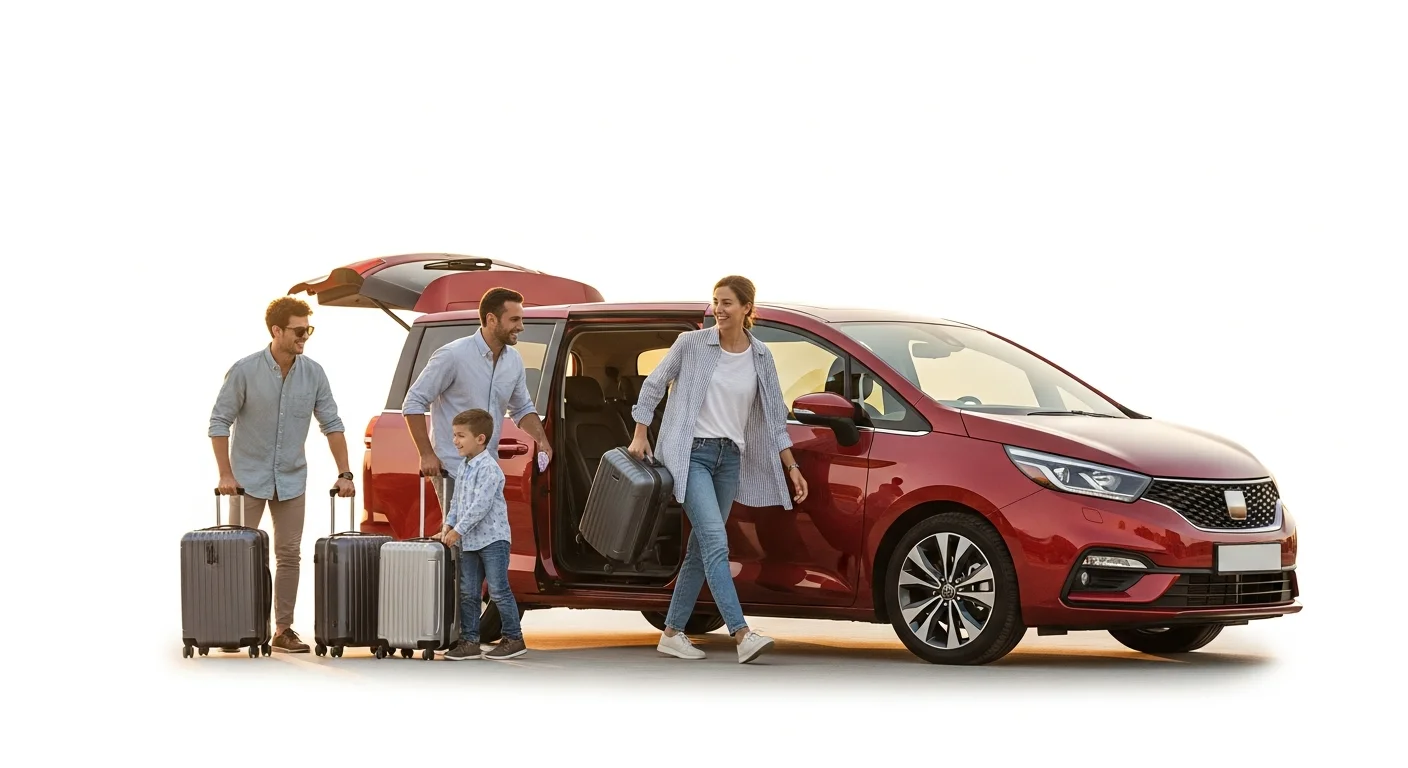 Location voiture 7 places : modèles, permis et tarifs en 2026