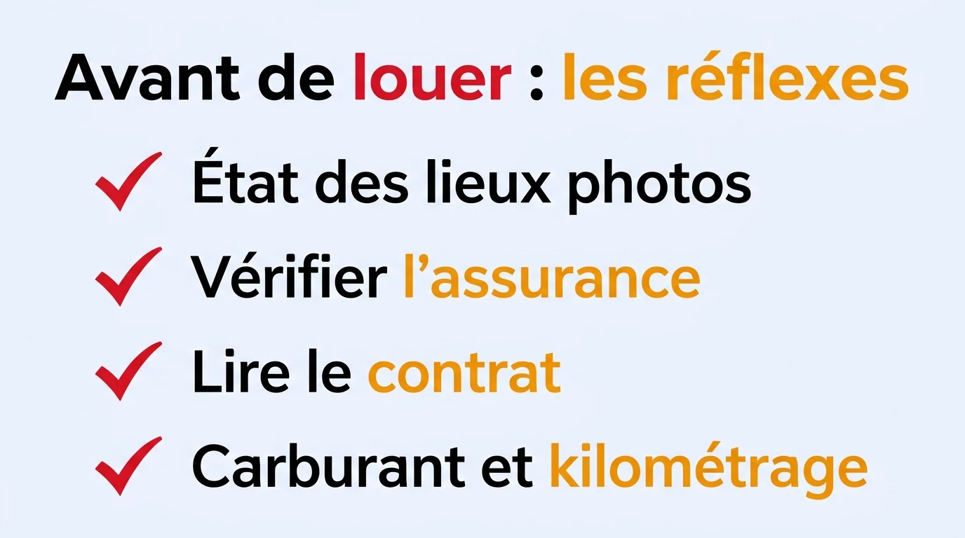 Les réflexes avant de louer une voiture entre particuliers : état des lieux, assurance, contrat, carburant et kilométrage