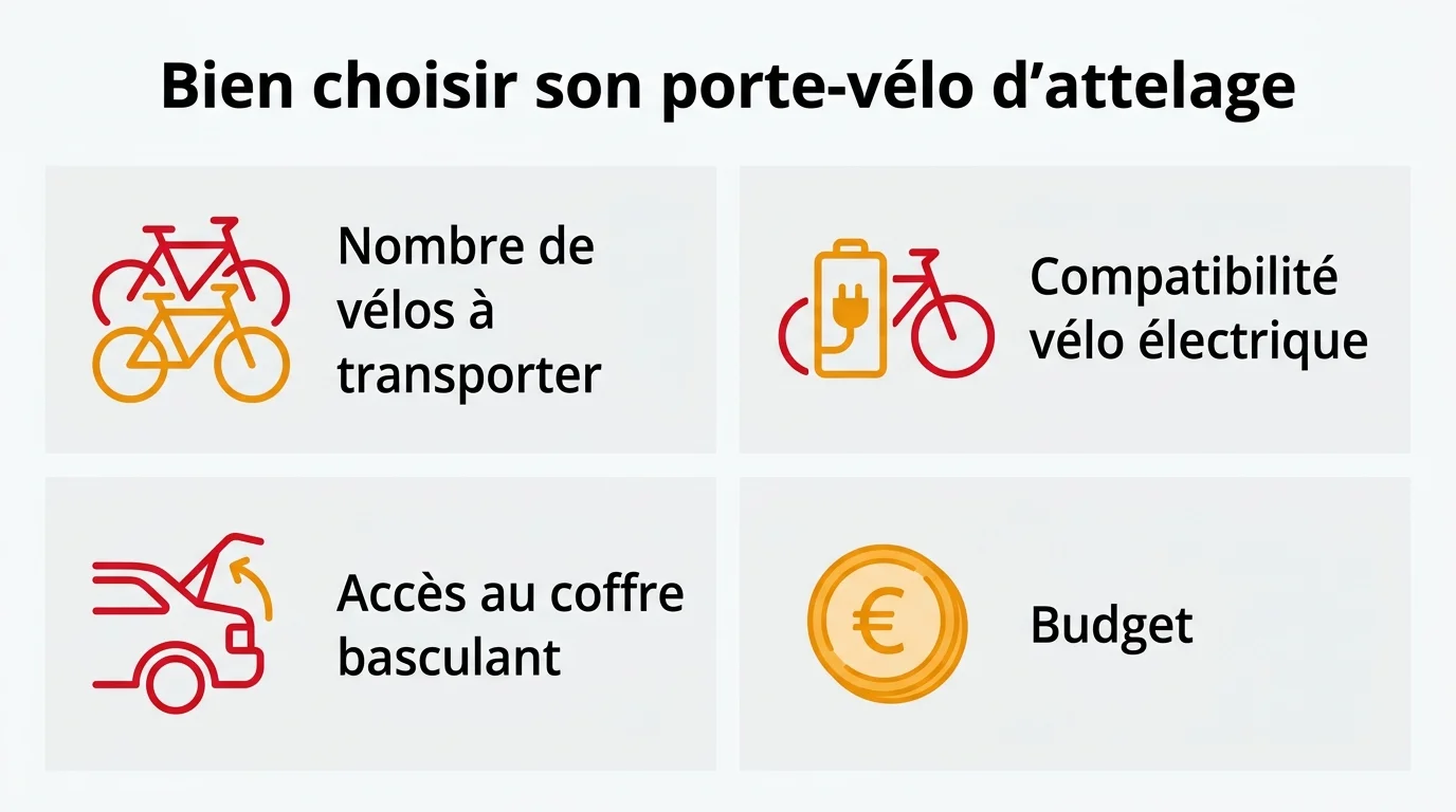 Critères de choix d'un porte-vélo sur attelage : nombre de vélos, poids et valeur S