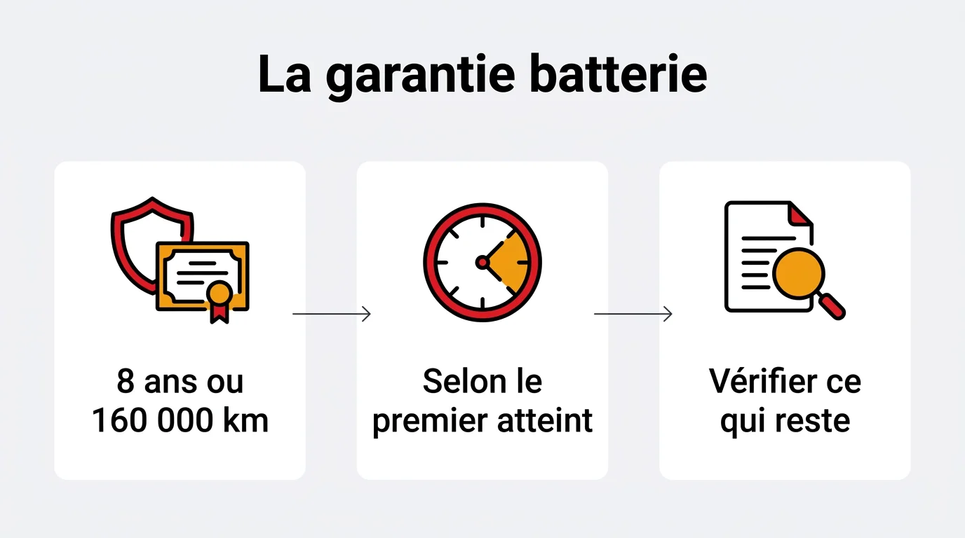 La garantie batterie d'une voiture électrique : souvent 8 ans ou 160 000 km selon le premier atteint